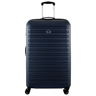 Delsey Segur 4 Wheel 78cm Large Suitcase Blue Delsey Segur 4 Wheel 78cm Large Suitcase Blue